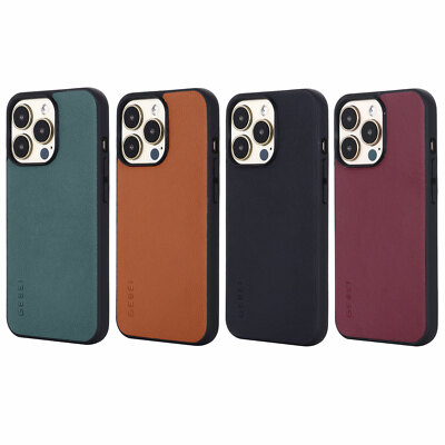 Shockproof Genuine Leather Skin Back Case Cover For Apple
