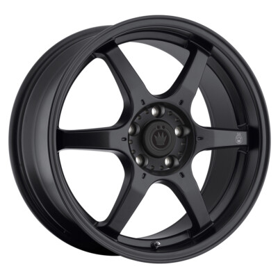KONIG Backbone Rim 17X7.5 5X114.3 Offset 35 Matte Black (Quantity of 1)