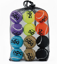 Squeaky Tennis Balls for Dogs - 12 Pack 2.0'' Durable Non-Toxic Interactive Dog