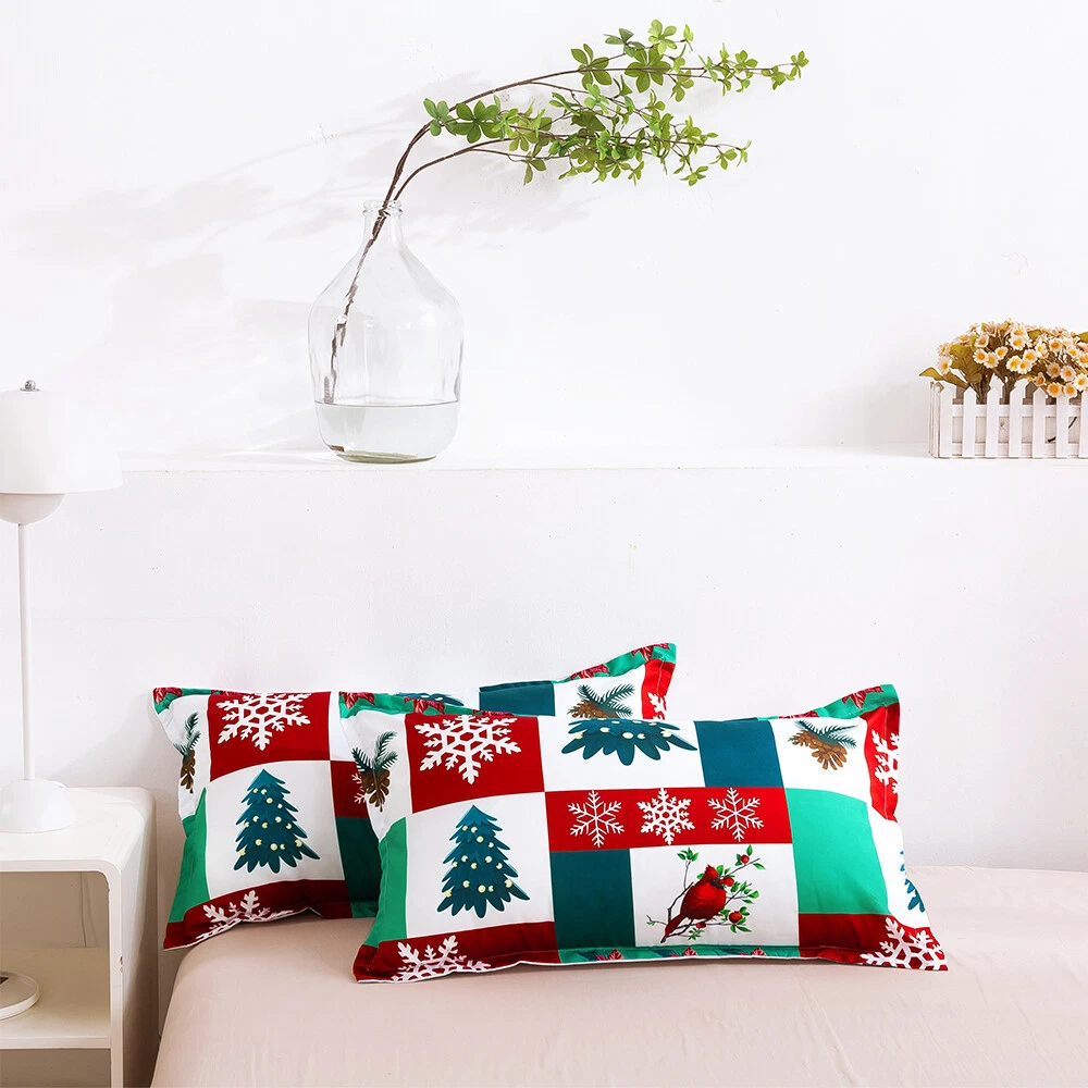 3D Christmas Trees Snowflake Bedding Set | Christmas Gift | Christmas Decor