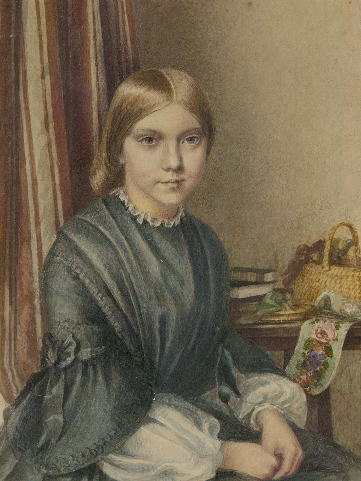 Mid 19th Century Watercolour Portrait of Jane eBay