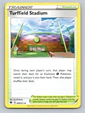 2020 Pokemon Card Champions Path Turffield Stadium 68/73