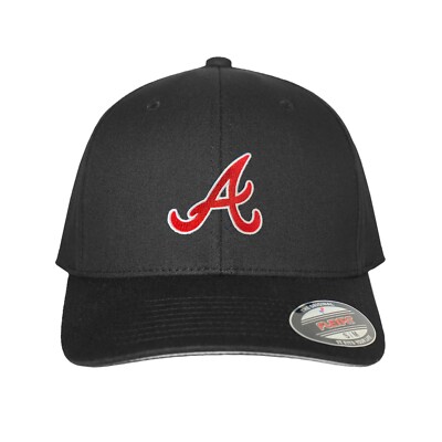 Letter A Embroidery Design Logo FlexFit Hat Baseball Premium Cap