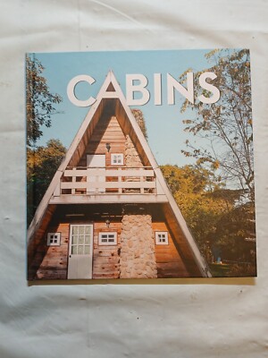 Cozy Cabins Coffee Table 14 Page 10''x10'' Hardcover Picture Book New