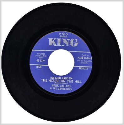 HANK BALLARD The House On The Hill + That Low Down Move Single USA 1963 King