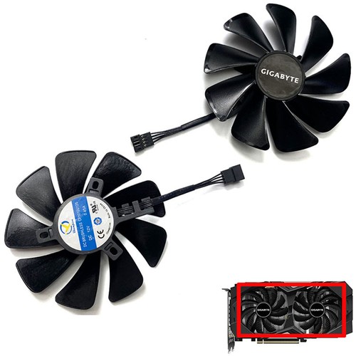 1PC Cooling Fan for MSI GTX750TI 750 740 730 1GB ITX Graphics Card Cooler Fan @@ - 第 6/12 張圖片