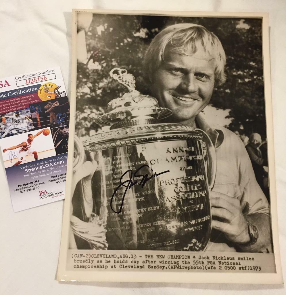 Jack Nicklaus Golf Memorabilia & Signed Golf Collectibles