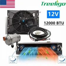 Universal Underdash Air Conditioner 12V 12000BTU Heat&Cool Kit for Car Truck DC
