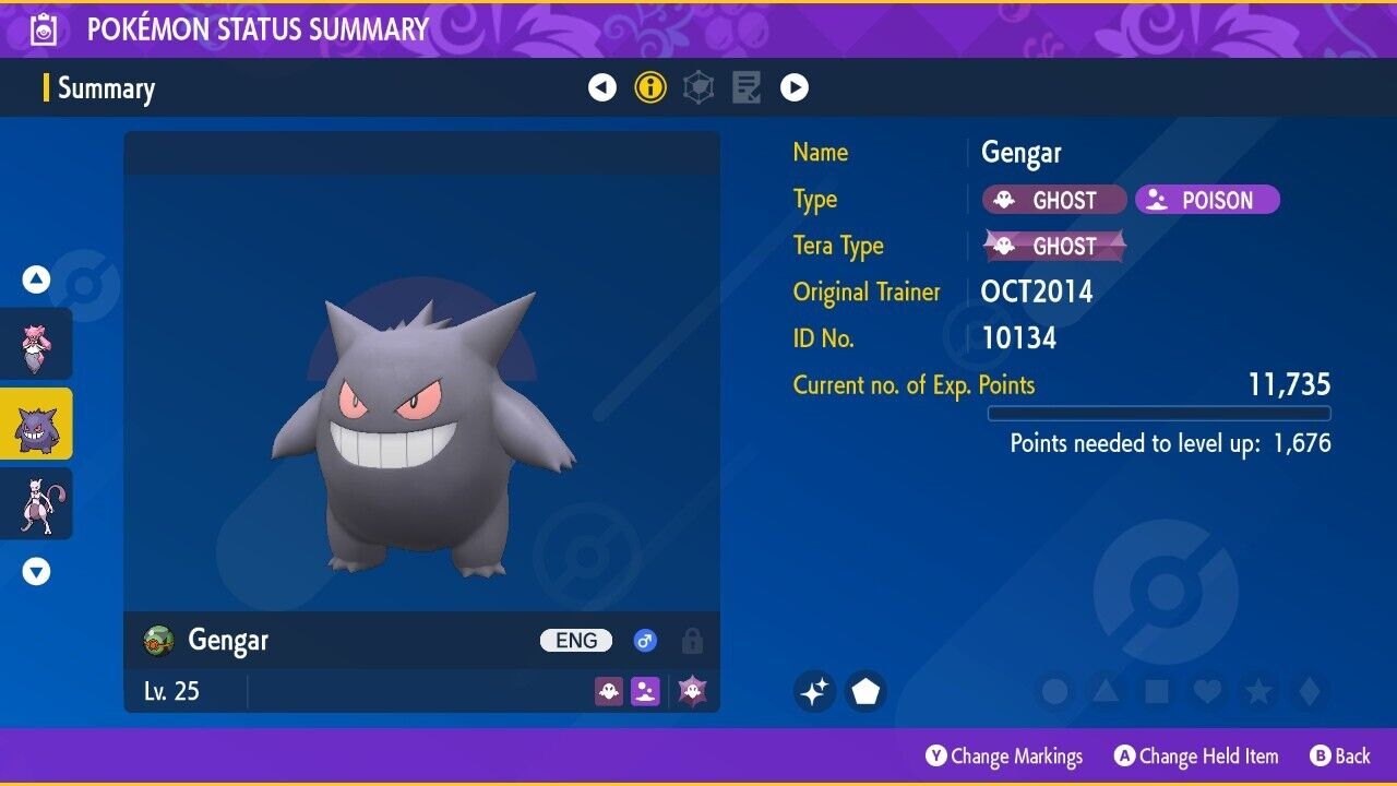 0524 XY - OCT2014 Shiny Gengar (ENG) - English - Project Pokemon