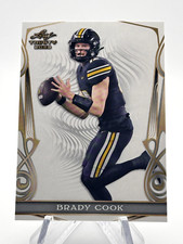 BRADY COOK 2023 LEAF TRINITY FOOTBALL MEGA BOX BASE CARD MISSOURI