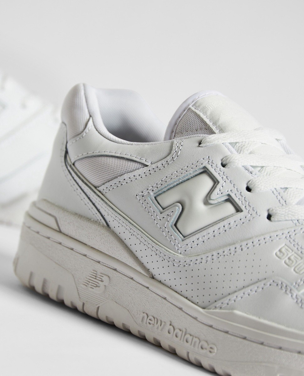 New Balance 550 Men's Size 9 Triple White Shoes | eBay