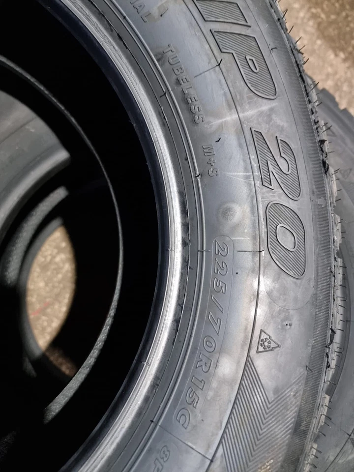 2x225/70R15C ANTARES  112/110S 8PR WINTER ❄️❄ ❄COMMERCIAL VAN GOOD GRIPPED TYRES - Image 3 of 4