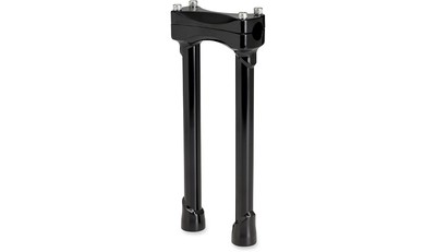 Biltwell Inc. 12in. Murdock Riser - Satin Black - 6403-201-12