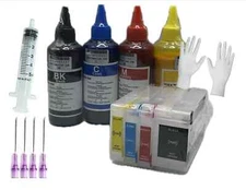 4 Refillable Cartridge HP 950 951 Officejet Pro 8620 8610 +400ml ink Sublimation