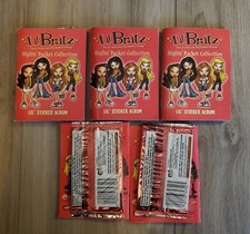 New Lil Bratz Trading Stickers Lot of 5 Packs...