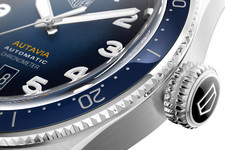 Tag Heuer Autavia Blue Automatic Calibre 5 Stainless Steel Watch WBE5116.EB0173 4