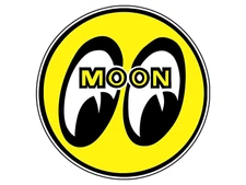 Moon Eyes Logo #1 Sticker Waterproof Vinyl Decal Die-Cut Laptop Car