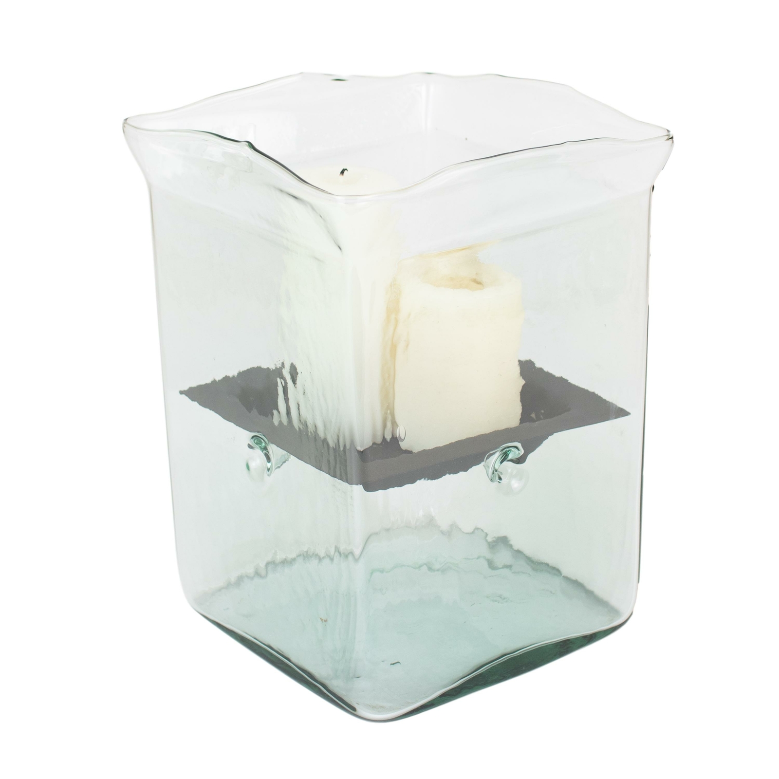 Hurricane Pillar Votive Vase Display