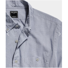 TODD SNYDER I SLIM FIT SUMMERWEIGHT FAVORITE SHIRT IN CHAMBRAY BLUE