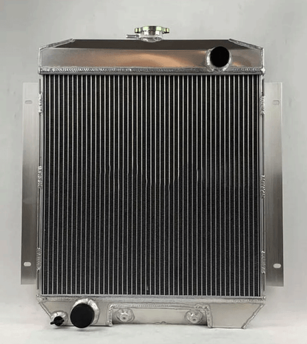 3 ROW Aluminum Radiator & Fan For 1954 Mercury Custom Monterey V8 Engine AT - Picture 2 of 10