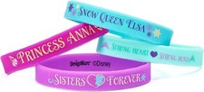 Frozen 2 Disney Movie Princess Kids Birthday Party Favor Toy Rubber Bracelets