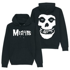 Misfits Fiend Skull Black Pullover Two Sides Unisex Hoodie 2D