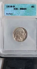 1938-D 5c Buffalo Nickel ICG MS64 TONING  Nice Looking coin!