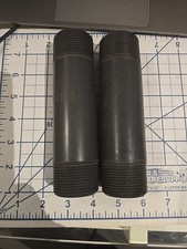Lot of 2 PVC Nipple MNPT, 1-1/4" 6" Nipple MPT NPT SCH80 PVC, USA Made