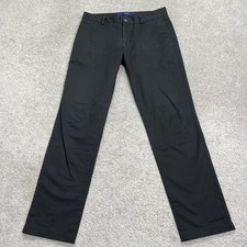 Spoke Pants Mens Size 32x31 Build A Chino Trousers Black Stretch Casual
