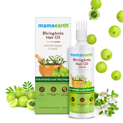 Mamaearth Bhring Amla Hair Oil 250ml (NO DUTIES/FREE SHIPPING )