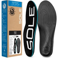 SOLE Active Thick Shoe Insoles – Orthotic Arch Support Inserts for Plantar Fa...