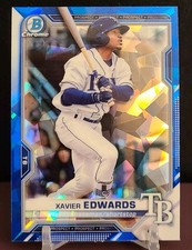 2021 Bowman - Chrome Prospects Xavier Edwards Sapphire #BCP-101