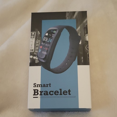 #ad #ad Smart Bracelet Activity Tracker Black Heart Rate Blood Pressure Remote Camera $20.69