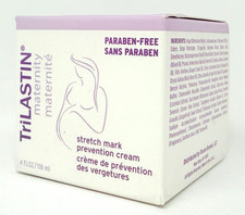 TriLASTIN Maternity Stretch Mark Prevention Healing Cream 4 oz - New in Box