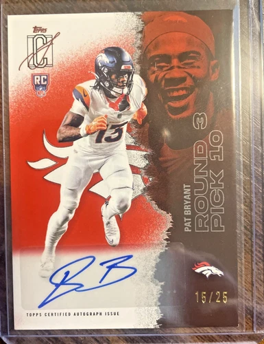 2025 Topps Signature Pat Bryant Rookie Class Autographs (RAW)