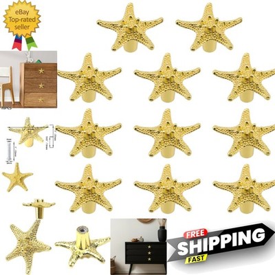 10 Pieces Starfish Knobs Coastal Beach Ocean Theme Single Hole Pulls Handles ...