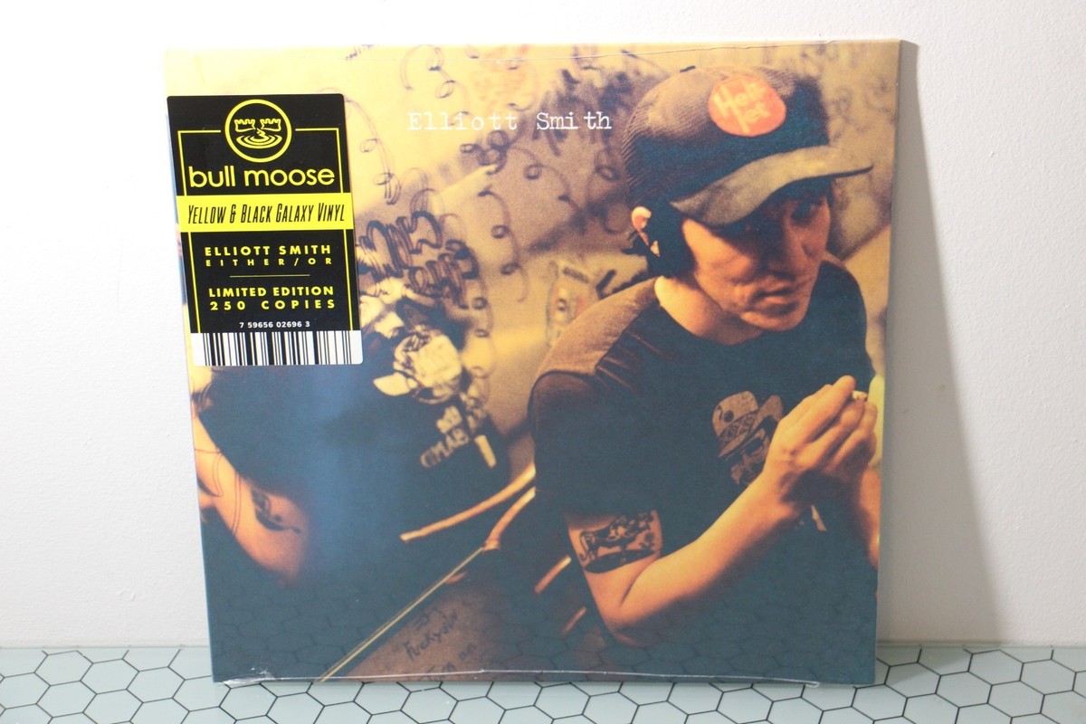 Elliott Smith – Either / Or, 2021 LP NEW Bull Moose #/250 Yellow