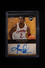 Kyrie Irving 2012 Panini Rookie Auto Trading Card NBA Debut Collectible. rookie card picture