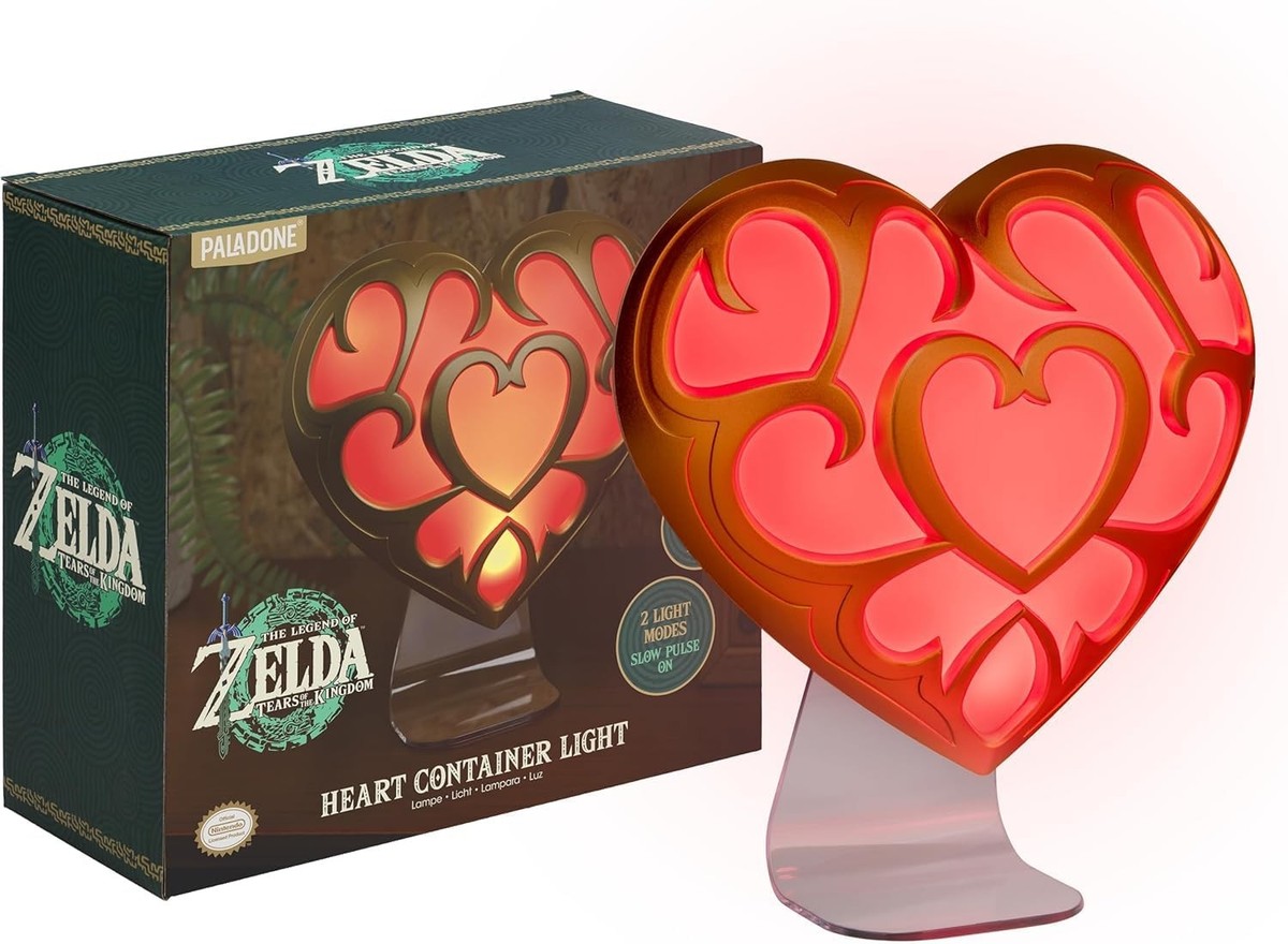 Legend Of Zelda Heart Container Light Led Lamp Multicolor Decor