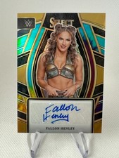 2024 Select WWE Signature Selections Tie-Dye Prizm /25 Fallon Henley Auto SP NXT
