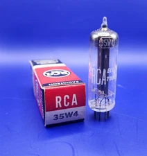 NOS RCA 35W4 REctifier Tube AA5 Hickok Tested and Guaranteed