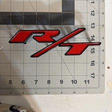 19-23 Dodge Challenger Rt Grille Emblem Namaplate Badge Mopar 68394602ab