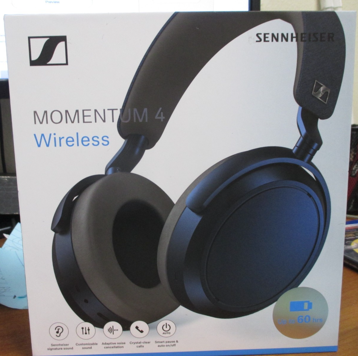 Sennheiser Momentum 4 Bluetooth Wireless Over-Ear Headphones