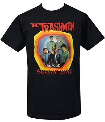 The Trashmen Surfin Bird T-Shirt Herren schwarz Garage Rock Punk Tee