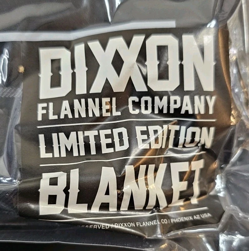 Snap On Dixxon Flannel Co Limited Edition Blanket Purple & Black Plaid NEW - Image 2 of 3