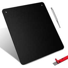 Kennzeichenhalter Motorrad Aluminium 180x200mm Schwarz Kennzeichenplatte