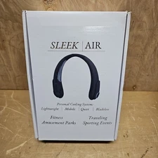Sleek Air Personal Cooling System Neck Fan Lightweight Mobile Quite Bladeless