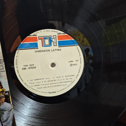 Dimension Latina – La Comprita - Latin, Salsa Guaguancó, Venezuela, 1973 (VG+) - Picture 8 of 8