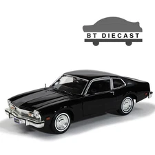 MOTORMAX FORGOTTEN CLASSICS 1974 FORD MAVERICK 1/24 DIECAST MODEL BLACK 79042
