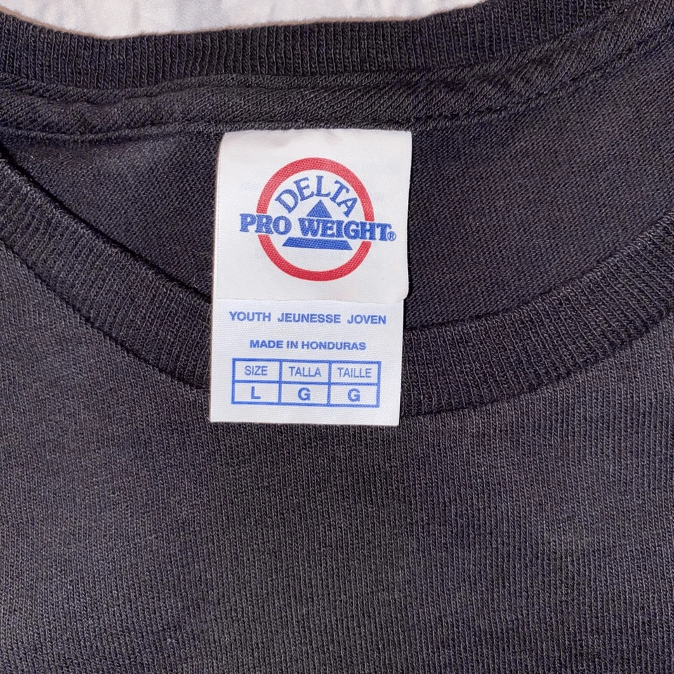 Delta Pro Peso Jóvenes Niños L Pittsburgh Steelers Manga Corta Cuello Redondo Camiseta Foto 4 de 4